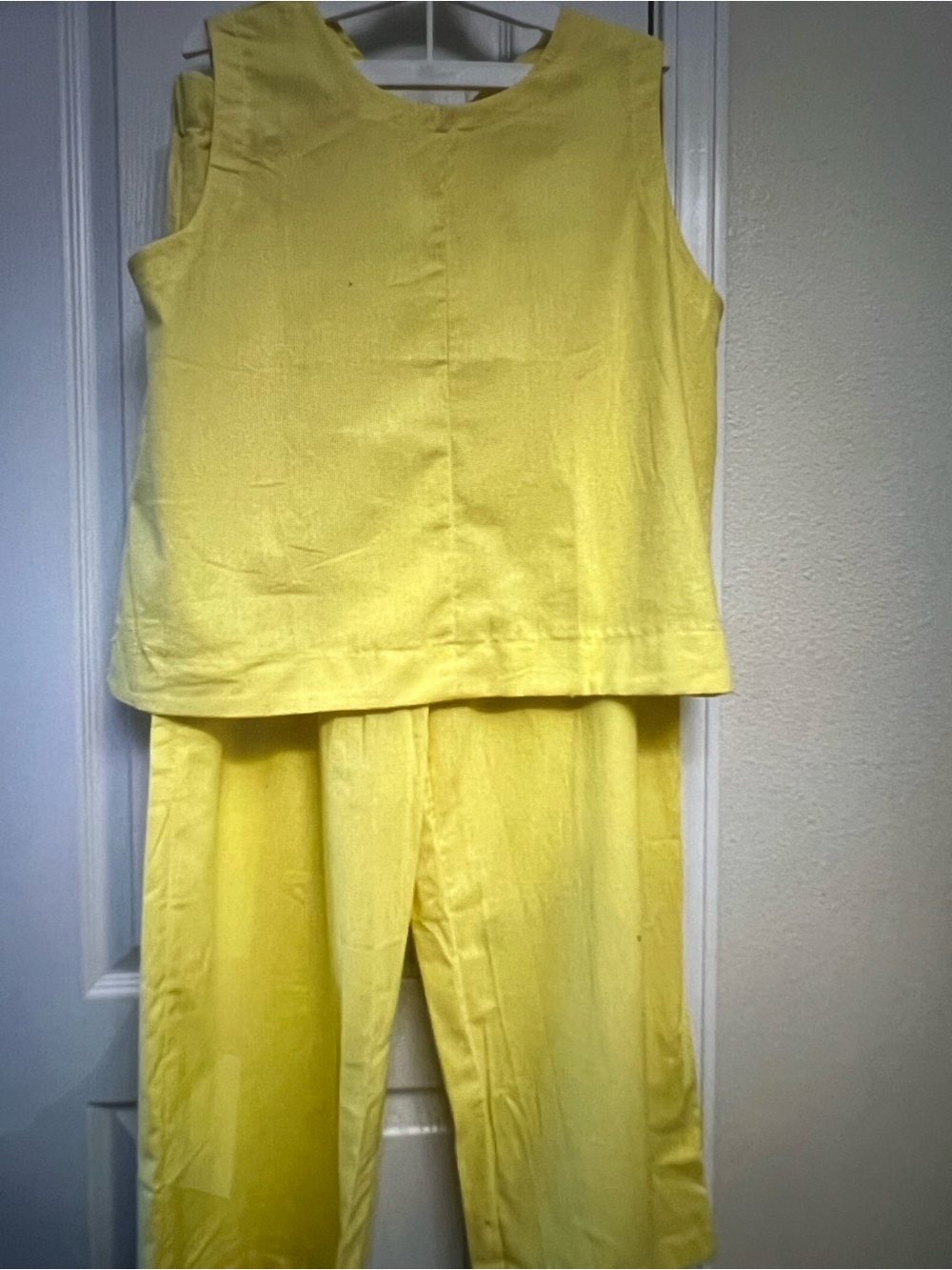 Sleeveless Top & Pants Matching Set